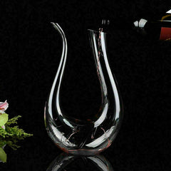 Crystal U-shaped 1.5L Wine Decanter