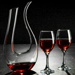 Crystal U-shaped 1.5L Wine Decanter