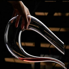 Crystal U-shaped 1.5L Wine Decanter